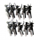 10Pcs/set 1:87 HO Scale Train Coupler Hooks Sand Table Decoration For Model Building Kits - 1