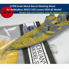 1/700 Scale Metal Barrel Masking Sheet for HobbyBoss 83412 USS Lassen DDG-82 Model Kit CY700105