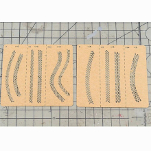DIY Spray Paper Tire Tracks Effects Airbrush Stencils Tools for 1/32 1/35 1/48 Scale Model DIY Decoration Parts