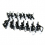 10Pcs/set 1:87 HO Scale Train Coupler Hooks Sand Table Decoration For Model Building Kits - 4