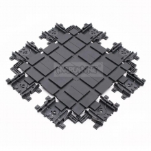 Marumine MOC Idea Cross Track Set Parts Trains Railway Build Model Compatible Soft Rail Buiding Block Accessories Components