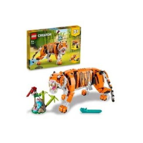 LEGO 31129 Creator 3-in-1 Royal Tiger Panda or Koi Fish Set Animal Figures Collectible Building Toy