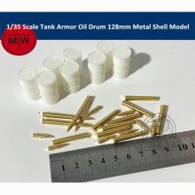 1/35 Scale Tank Armor Drum & 128mm Metal Shell Model Kit CYT078