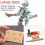 LIANG-0005 Special Splashes Effects Airbrush Stencils Tools for 1/35 1/48 Model 2