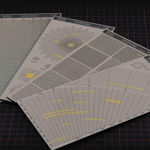 DSPIAE MASKING TAPE CUTTING MAT(CONCENTRIC CIRCLES) AT-ECC AT-ECA AT-ECB AT-ECD tools 2
