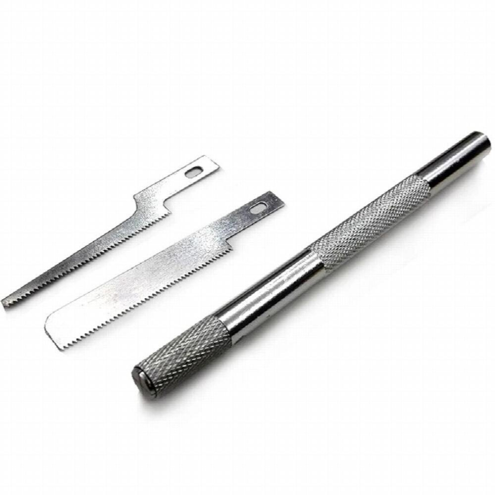 Stainless Steel Model Saw Mini Hand Saw Thin Blade Band 2 Pcs Saw Blade 885677753530