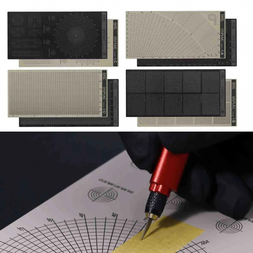 DSPIAE MASKING TAPE CUTTING MAT(CONCENTRIC CIRCLES) AT-ECC AT-ECA AT-ECB AT-ECD tools 1