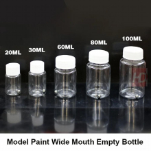 20/ 0/60/80/100ml Paint Bottle Storage Bottle with Steel Ball Corrosion Resistant Model Tool