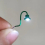 5PCS LED 1:87 HO Scale Train Model Wall Lamp Plastic Light Sand Table Scene Building Layout Accessories 1