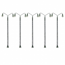 5Pcs Model Railway Lamp HO 1:87 Scale Train Layout Toys Garden Decoration Crafts
