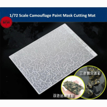 Forest Desert Camouflage Paint Mask Cutting Pad Mat Model Building Tools for 1/72 1/100 1/144 Scale Model AJ0088