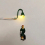5PCS LED 1:87 HO Scale Train Model Wall Lamp Plastic Light Sand Table Scene Building Layout Accessories 4