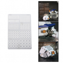 Etching Sheet Mini Mecha Model Etched Parts Kits Assemble Building Fixing Modeling Tools Detail 14+
