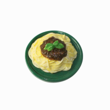 1/12 Scale 3 x Spaghetti Bolognese Models For DIY Building Kit Decoration Ornament