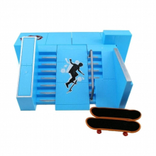 Kids Mini Scooter/Fingerboard Set Ultimate Park for Boys/Girls Birthday for Kids 6-8 Creative Relieve Boredom Game