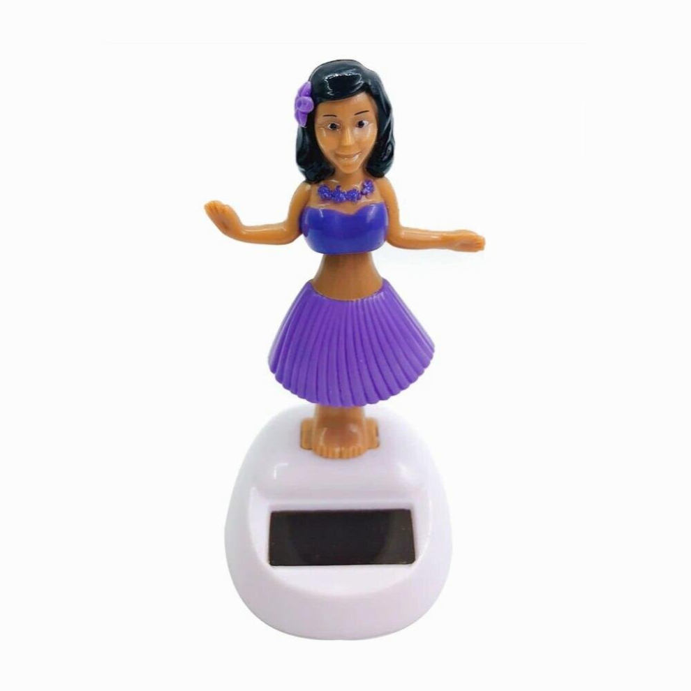 Solar Powered Dancing Shaking Head Doll Automobile Dashboard Cartoon Girl Decoration Car Ornament Accessories 885677763539