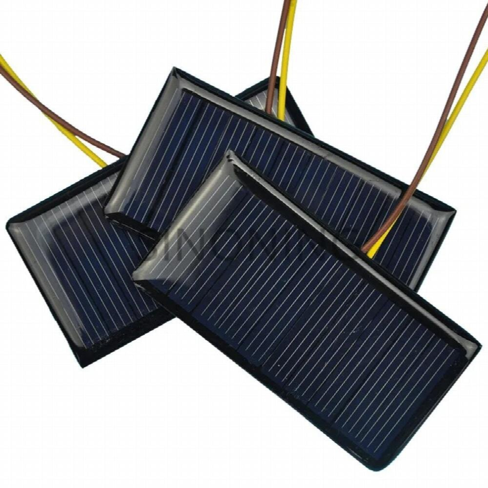 5Pcs Solar Epoxy Panel Polycrystalline Solar Panel 5V 60Ma Solar Diy Rechargeable 885677767032