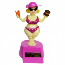 Solar Powered Dancing BeautyToys in Swimming Suit Kids Party Favors Eco-friendly Solar Dancing Doll D5QA