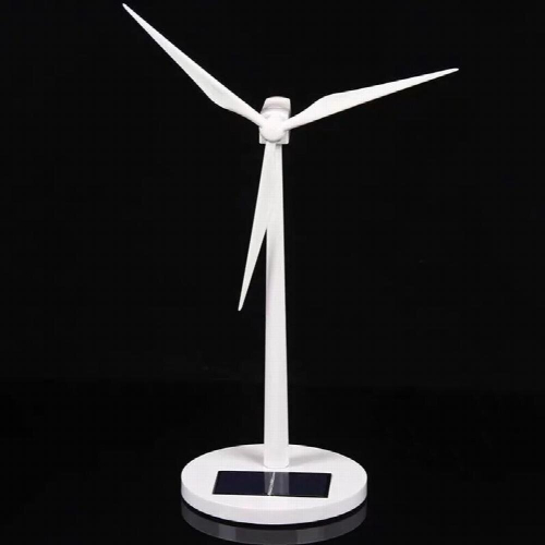 Solar windmill wind turbine decoration DIY Technology Experiment 2