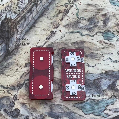 WH40K Chaos Knight Tracker Favour/Wounds Two sets 2