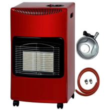 NEW 4.2KW PORTABLE FIRE CALOR GAS HEATER LPG CABINET BUTANE+ FREE REGULATOR HOSE