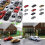 10-part HO Model Model Mini Auto 1/87 Building Train Landscape Train Landscape 5