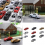 10-part HO Model Model Mini Auto 1/87 Building Train Landscape Train Landscape 6