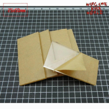 TRANSPARENT / CLEAR BASES for Miniatures - Rectangle 25x50mm Clear Bases