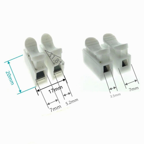 40 PCS Splicer Connection Linker Plugs For Lighting System Railway Railroad Train Layout 2