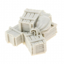 1/35 Resin Crates Bag Model Kits Unpainted For Landscape Scenery
