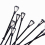 10pcs/set Model LED Street Lamp Lighting Single Head Train Layout Toys 6