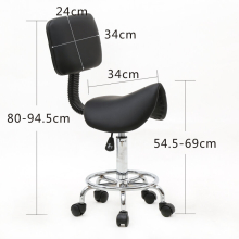 Salon Barber Saddle Stool Massage Hairdressing Swivel Tattoo Spa Chair