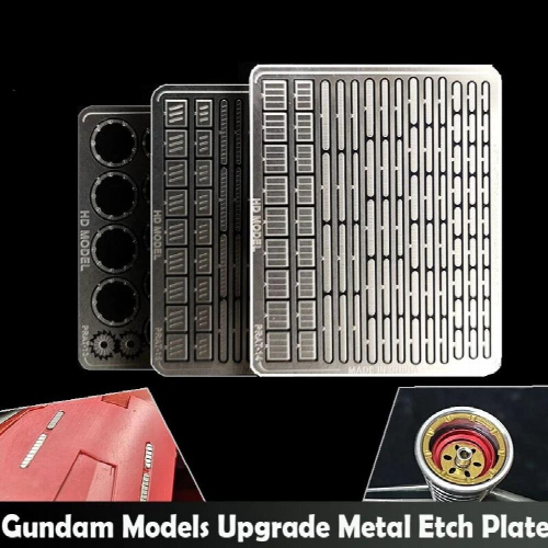 Mecha Models Detail Upgrade Metal Etch Plate Kit 13-18 Models Hobby Transform Accessory 1