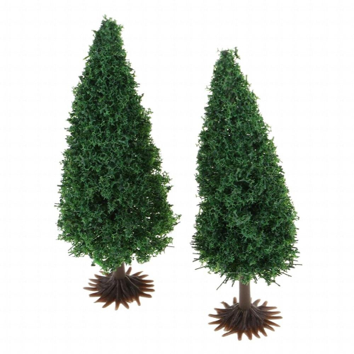 10 Pieces Model Trees Diorama Grass Forest Ground Cover Scenery 1