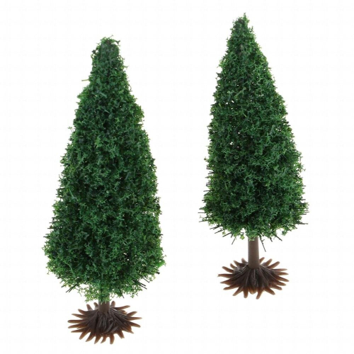 10 Pieces Model Trees Diorama Grass Forest Ground Cover Scenery 2