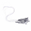 10pcs/set Model LED Street Lamp Lighting Single Head Train Layout Toys 1