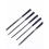 Moldel Assorted File Plastic Handle File Set Model Building Grinding Needle Woodworking Files Polish Hobby Making Tools 1
