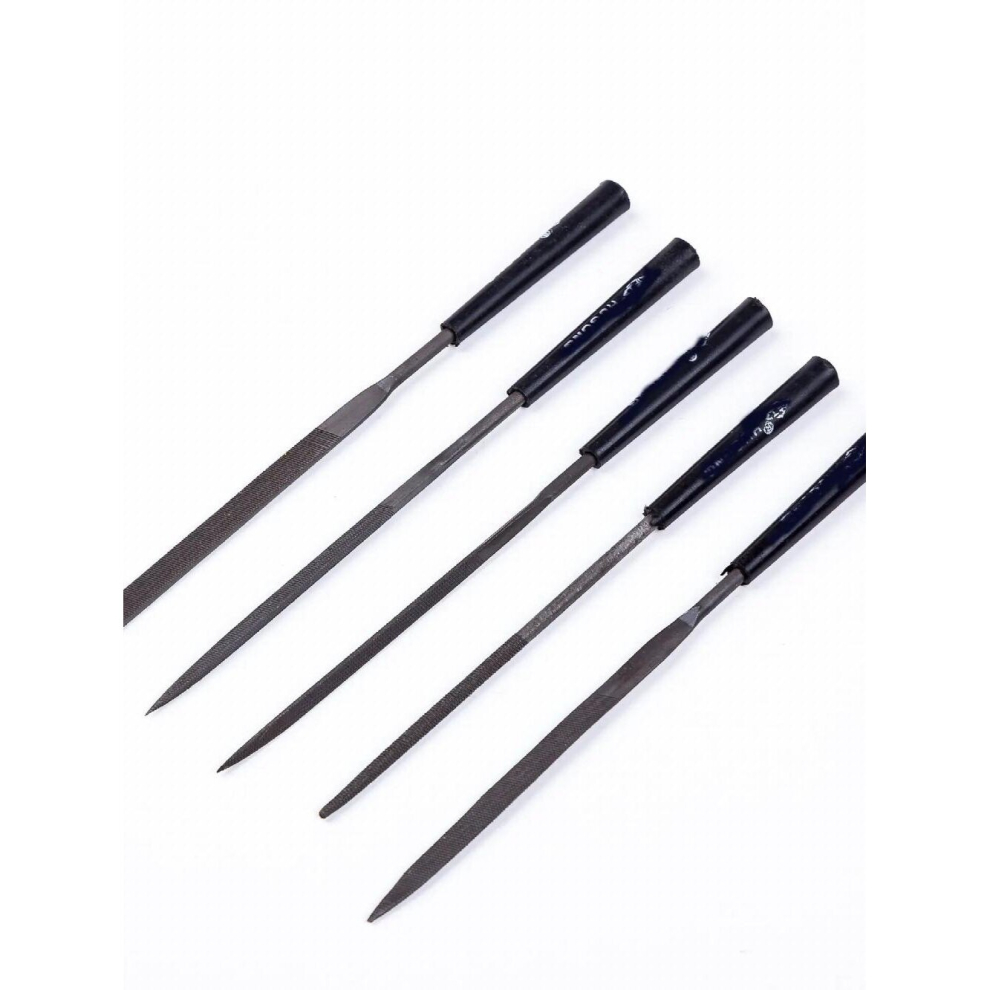 Moldel Assorted File Plastic Handle File Set Model Building Grinding Needle Woodworking Files Polish Hobby Making Tools 885677778533
