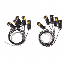 5/10pcs Street Lights Sand Table Model Layouts Mini Lawn Light Lamppost LED Lamp Decors Accessories