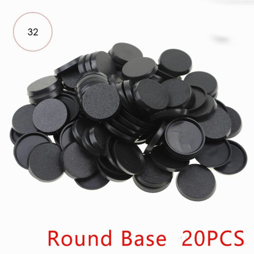 Round Plastic Bases For Gaming Miniatures And Table Games Model Making Hobby Accessories Tools 2