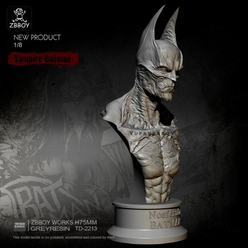 75MM Resin Bust Model Self-assembled TD-2213