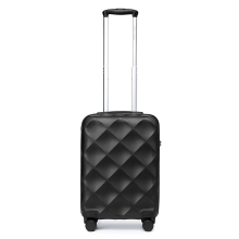 (Black, 20 Inch) 1 to 4 Pcs ABS Hard Shell Travel Suitcase with TSA Lock