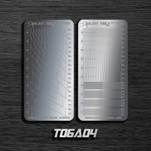 GALAXY Tools Stainless Steel Model Masking-Sheet Easy Cutting Type Board Mat Hobby Craft Tool