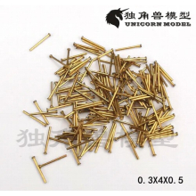 Smallest copper brass nail wooden accessories - 200 pcs