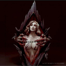 1/10 Resin Bust Kits of queen Model Self-assembled A-237