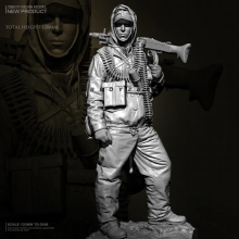 120MM Resin soldier kits DIY toy colorless and self-assembled TD-3548