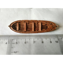 1:96 dinghy Model Lifeboat Wooden Model Kit 62mm lenght mini lifeboat wooden