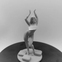 1/24 Scale 80mm Total Height Strippers Nude Version Miniatures Resin Model Kit Unassembled Diorama Unpainted Statuette Diy Toys