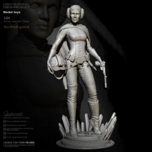 75MM Resin kits DIY resin soldier self-assembled TD-3095