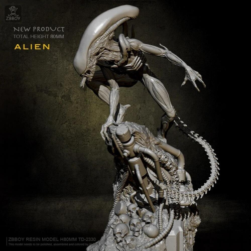 80MM Resin kits Alien self-assembled TD-2330 2